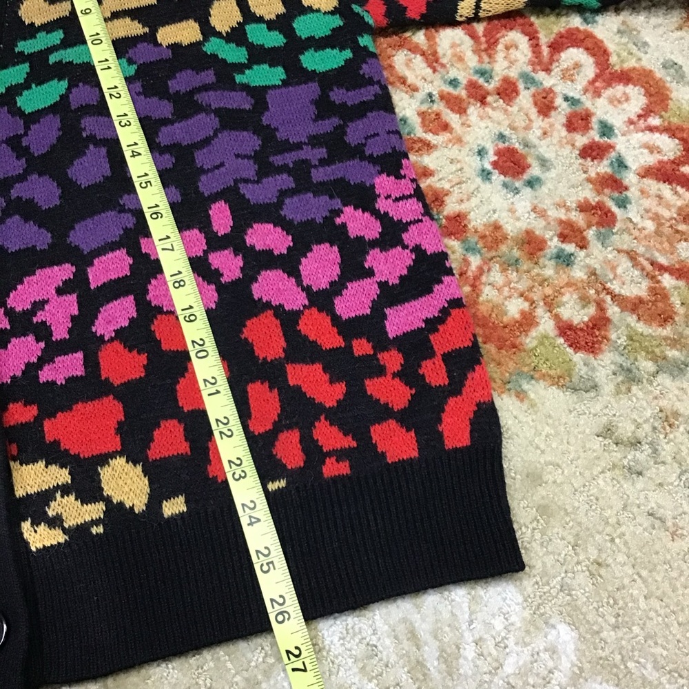 FARM Rio Rainbow Leopard Cardigan - Picture 4 of 11